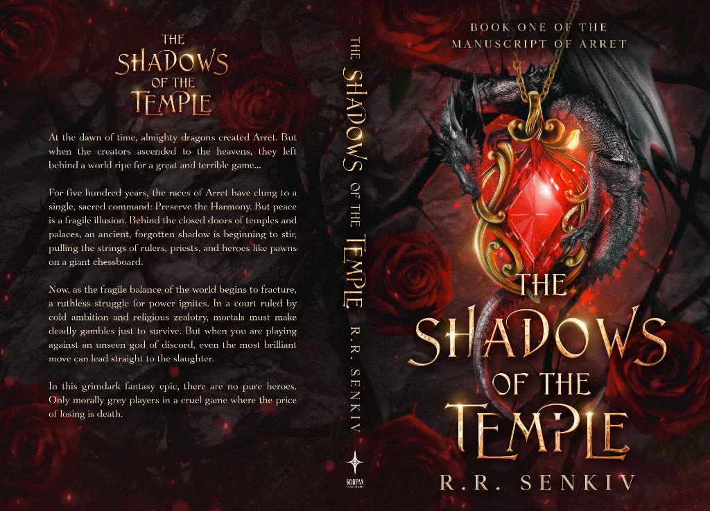 The Shadows of the Temple Full Dust Jacket Spread